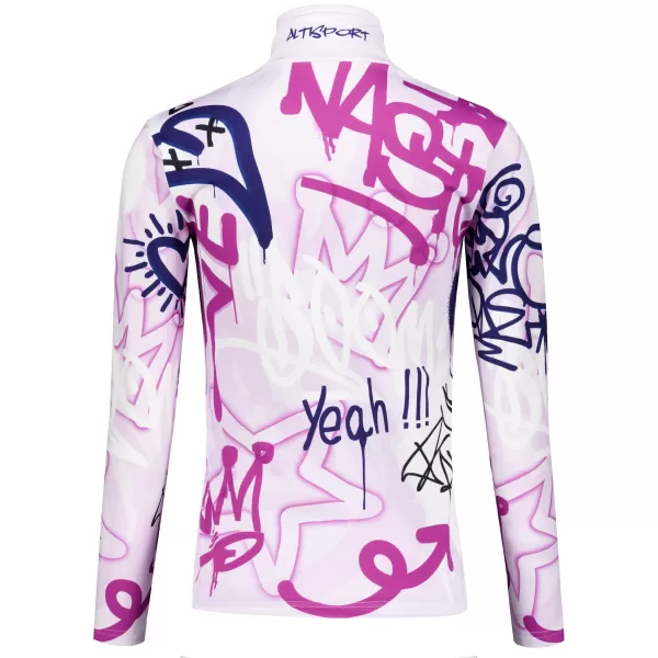  Frauenfunktionaler Thermo -Sweatshirt Premium ALTISPORT VOJ/ALW054TER03 LILA 