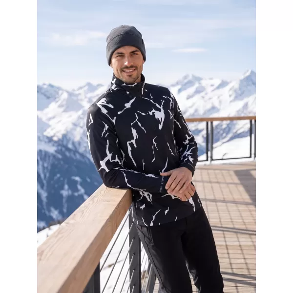  Funktionelle Thermo -Sweatshirt -Premium von Männern ALTISPORT VOJ/ALM052TER03 SCHWARZ 