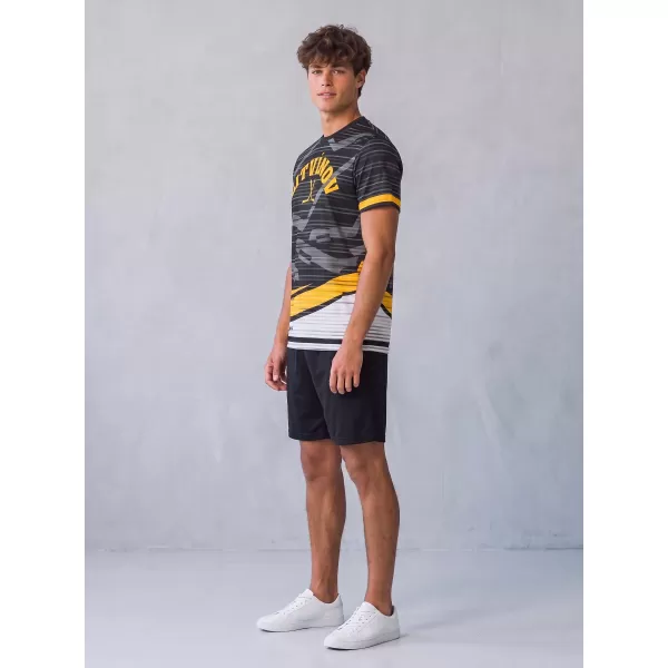  Funktionelles Premium-T-Shirt für Herren ALTISPORT VOJ/ALM046TR01 SCHWARZ 
