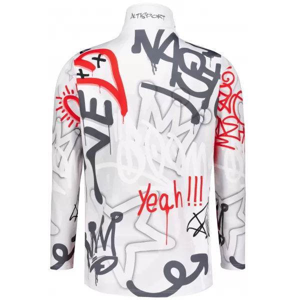  Funktionelle Thermo -Sweatshirt -Premium von Männern ALTISPORT VOJ/ALM054TER03 GRAU -RED 