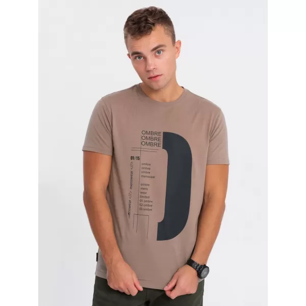  Hemd OMBRE OM-TSPT-0166 HELLBRAUN 