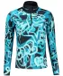 Frauenfunktionaler Thermo -Sweatshirt Premium ALTISPORT VOJ/ALW054TER03 SCHWARZ -BLUE