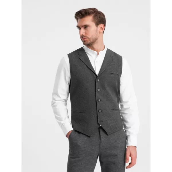  Weste OMBRE OM-BLZV-0109 GRAPHIT 