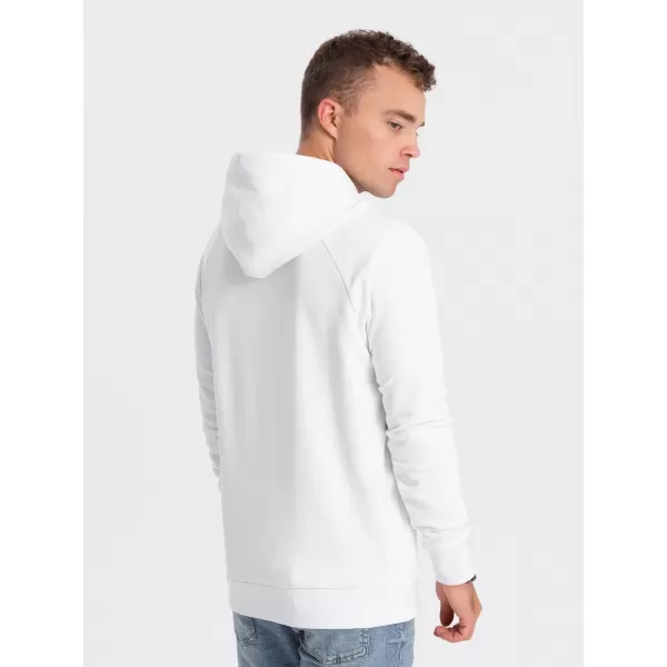  Herren -Sweatshirt OMBRE OM-SSPS-0153 WEIß 