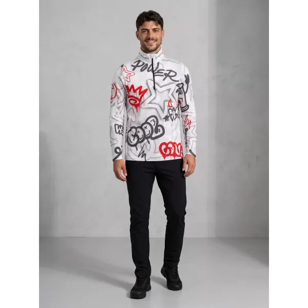  Funktionelle Thermo -Sweatshirt -Premium von Männern ALTISPORT VOJ/ALM054TER03 GRAU -RED 