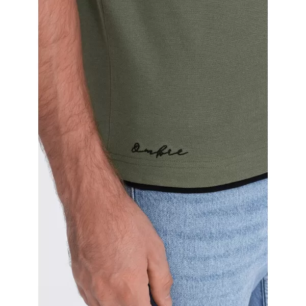  Hemd OMBRE OM-POSS-0113 OLIVE 