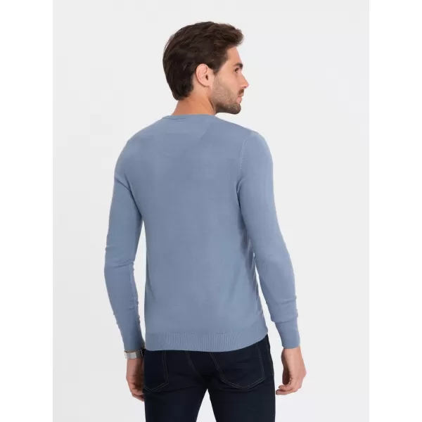  Herrenpullover OMBRE OM-SWBS-0106 HELLBLAU 