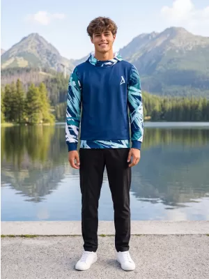 Hochwertiges Funktions-Sweatshirt für Herren ALTISPORT VOJ/ALM039MI01 MARINEBLAU