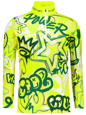 Funktionelle Thermo -Sweatshirt -Premium von Männern ALTISPORT VOJ/ALM054TER03 FLUO