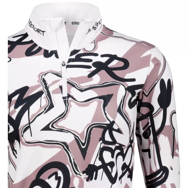  Frauenfunktionaler Thermo -Sweatshirt Premium ALTISPORT VOJ/ALW054TER03 WEIß -GRAY 