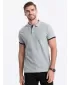 Herren t -Shirt mit einem Kragen OMBRE OM-POSS-0113 GRAU