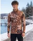 Funktionelle Thermo -Sweatshirt -Premium von Männern ALTISPORT VOJ/ALM054TER03 BRAUN