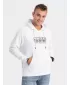 Herren -Sweatshirt OMBRE OM-SSPS-0153 WEIß
