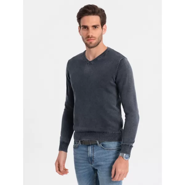  Herrenpullover OMBRE OM-SWOS-0108 MARINEBLAU 