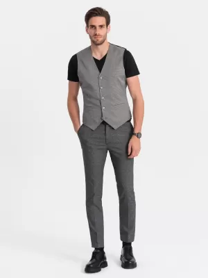 Weste OMBRE OM-BLZV-0111 GRAU