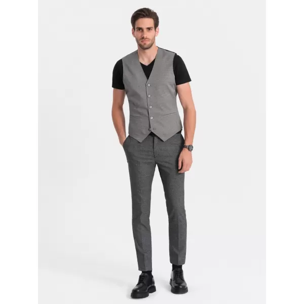  Weste OMBRE OM-BLZV-0111 GRAU 