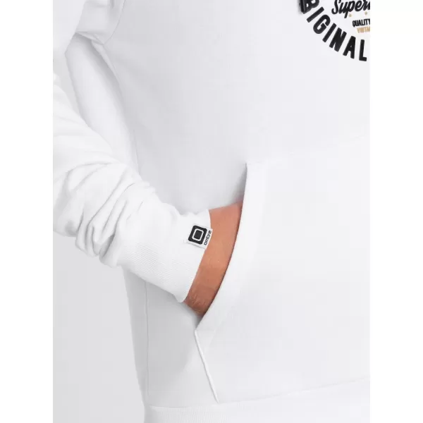  Herren Sweatshirt OMBRE OM-SSPS-0151 WEIß 