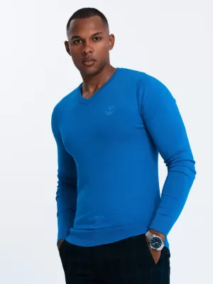 Herrenpullover OMBRE OM-SWBS-0107 BLAU