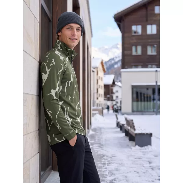  Funktionelle Thermo -Sweatshirt -Premium von Männern ALTISPORT VOJ/ALM052TER03 KHAKI 