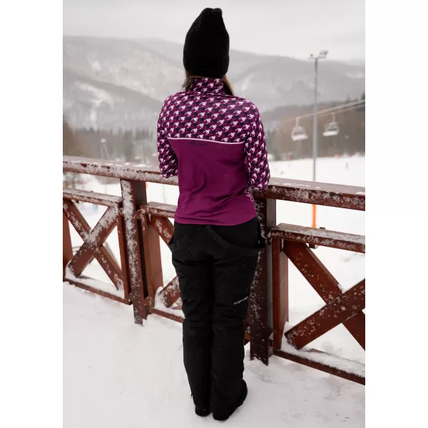  Frauenfunktionaler Thermo -Sweatshirt Premium ALTISPORT VOJ/ALW048TER03 LILA 