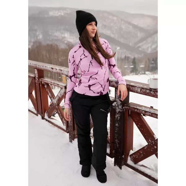  Frauenfunktionaler Thermo -Sweatshirt Premium ALTISPORT VOJ/ALW052TER03 ROSA 