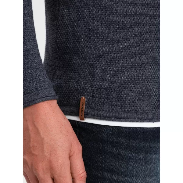  Herrenpullover OMBRE OM-SWSW-0103 MARINEBLAUE MELANGE 