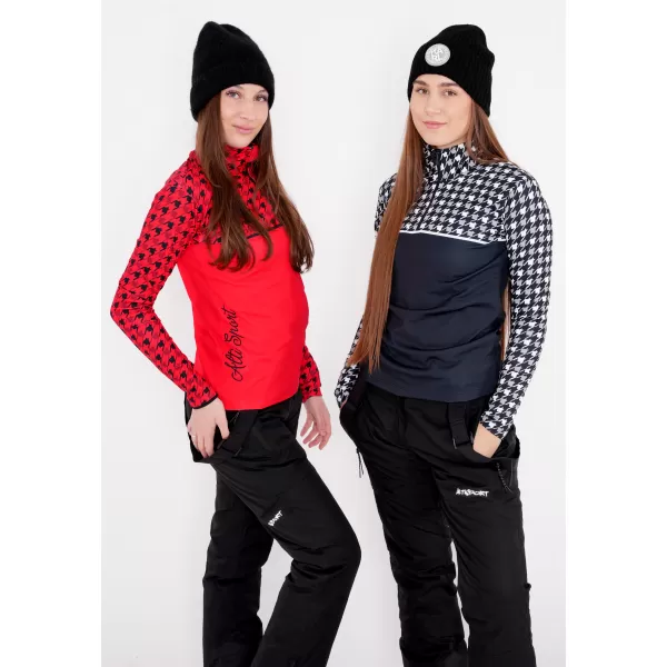  Frauenfunktionaler Thermo -Sweatshirt Premium ALTISPORT VOJ/ALW048TER03 ROT 