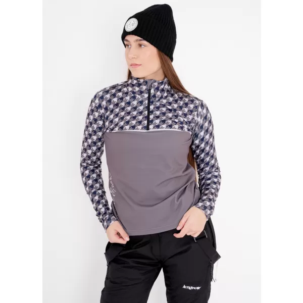  Frauenfunktionaler Thermo -Sweatshirt Premium ALTISPORT VOJ/ALW048TER03 GRAU 