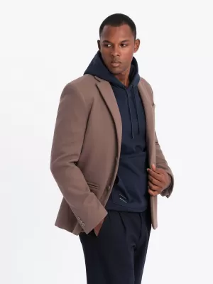 Jacke OMBRE OM-BLZB-0118 HELLBRAUN