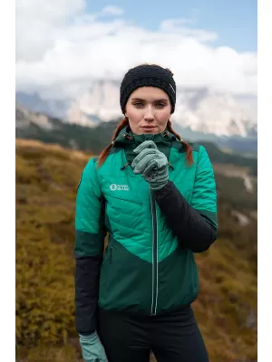 Sportjacke für Damen NORDBLANC ICEBERGS NBWJL8112 DUNKELGRÜN
