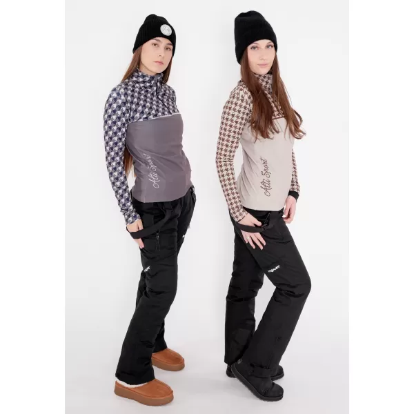  Frauenfunktionaler Thermo -Sweatshirt Premium ALTISPORT VOJ/ALW048TER03 BRAUN 