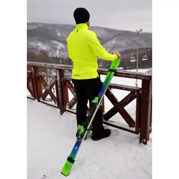  Funktionelle Thermo -Sweatshirt -Premium von Männern ALTISPORT VOJ/ALM000TER03 NEONGELB 