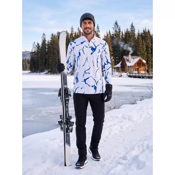  Funktionelle Thermo -Sweatshirt -Premium von Männern ALTISPORT VOJ/ALM052TER03 WEIß 