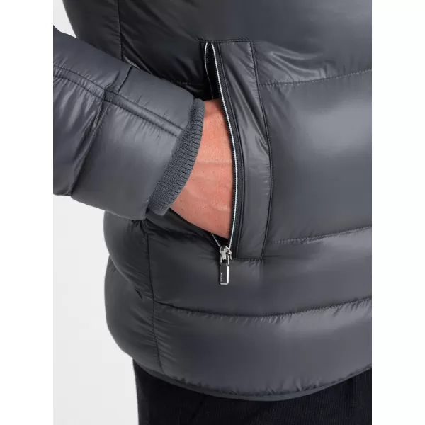  Herren Winterjacke OMBRE OM-JAHP-22FW-010 GRAPHIT 