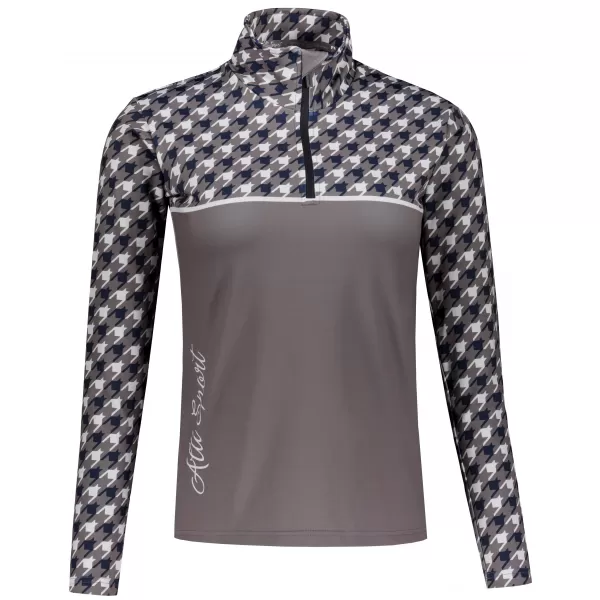  Frauenfunktionaler Thermo -Sweatshirt Premium ALTISPORT VOJ/ALW048TER03 GRAU 