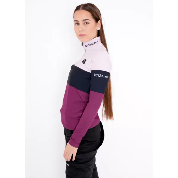  Frauenfunktionaler Thermo -Sweatshirt Premium ALTISPORT VOJ/ALW051TER03 BURGUND 