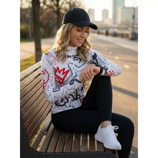  Frauenfunktionaler Thermo -Sweatshirt Premium ALTISPORT VOJ/ALW054TER03 GRAU -RED 