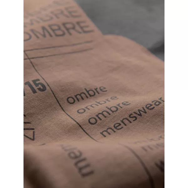  Hemd OMBRE OM-TSPT-0166 HELLBRAUN 