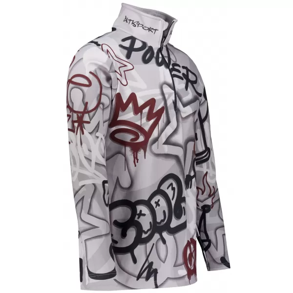  Funktionelle Thermo -Sweatshirt -Premium von Männern ALTISPORT VOJ/ALM054TER03 DUNKELGRAU 