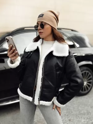 Damenjacke DSTREET FURBLAZE TY4730 SCHWARZ