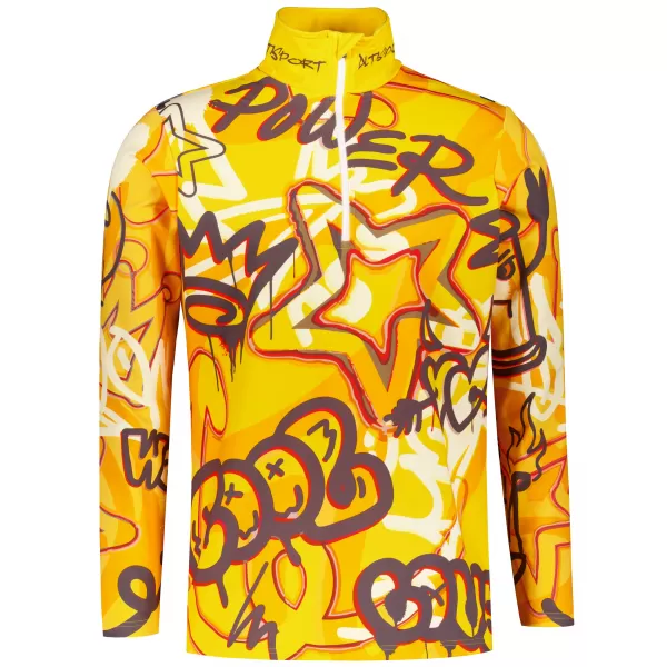  Funktionelle Thermo -Sweatshirt -Premium von Männern ALTISPORT VOJ/ALM054TER03 BERNSTEIN 