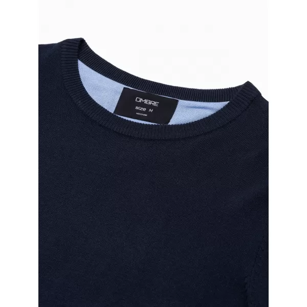  Herrenpullover OMBRE OM-SWBS-0106 MARINEBLAU 