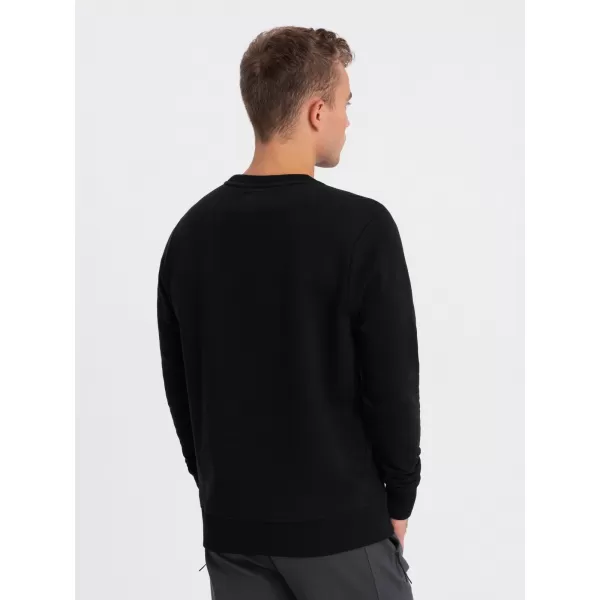  Herren -Sweatshirt OMBRE OM-SSPS-0156 SCHWARZ 