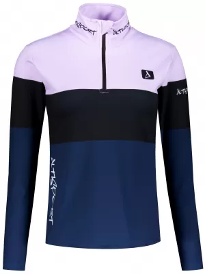 Frauenfunktionaler Thermo -Sweatshirt Premium ALTISPORT VOJ/ALW051TER03 VIOLETT/BLAU