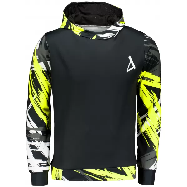  Hochwertiges Funktions-Sweatshirt für Herren ALTISPORT VOJ/ALM039MI01 SCHWARZ UND GELB 