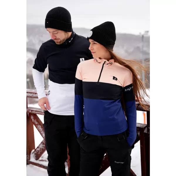  Frauenfunktionaler Thermo -Sweatshirt Premium ALTISPORT VOJ/ALW051TER03 ORANGE/BLAU 