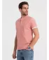 Herren t -Shirt mit einem Kragen OMBRE OM-TSCT-0156 ROSA