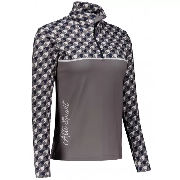  Frauenfunktionaler Thermo -Sweatshirt Premium ALTISPORT VOJ/ALW048TER03 GRAU 