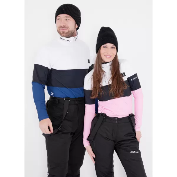  Frauenfunktionaler Thermo -Sweatshirt Premium ALTISPORT VOJ/ALW051TER03 WEIß -PINK 