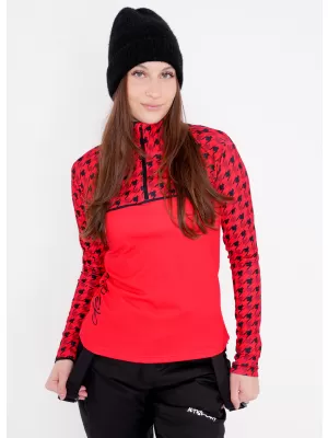 Frauenfunktionaler Thermo -Sweatshirt Premium ALTISPORT VOJ/ALW048TER03 ROT